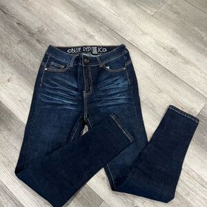 Blue Republic Women's Dark Indigo Skinny Jeans - Stretch High-Rise Fit